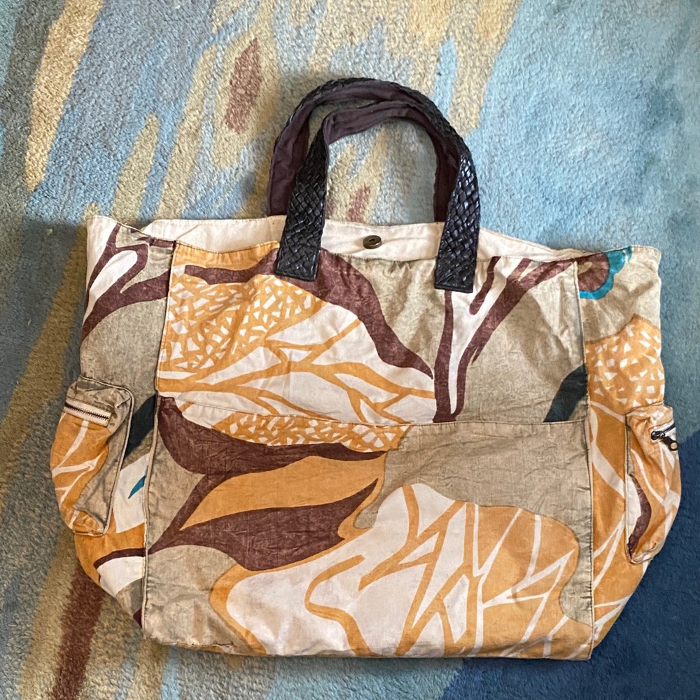 Antik Batik Multicolor Patterned Women's Oversized Tote Bag